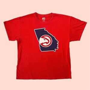 Majestic Atlanta Hawks Jeff Teague Short Sleeve Red NBA XL